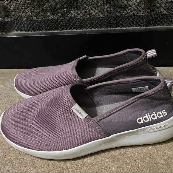 Adidas Womens Cloudfoam Lite Racer Slip on Ortholite Shoes size 10 - Picture 1 of 8
